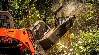 Mulching Trees in Seconds - Vail X Mulcher