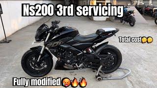 Ns200 bs7 fully modified  3rd servicing in detail … total cost???