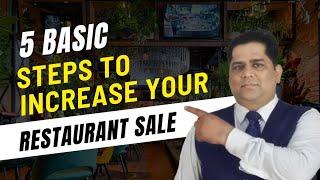 How to increase restaurant sale | Sanjay Jha | Restaurant video