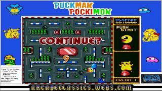 ARCADE MACHINES FRONTEND GAME TIME PUCKMAN POCKIMON WITH PACMAN ITS PAC MAN CLONE