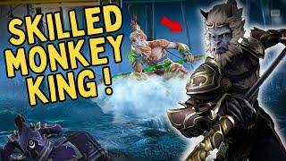 *I loved his MONKEY KING gameplay* Top monkey king player in Leaderboard  || Shadow Fight 4 Arena