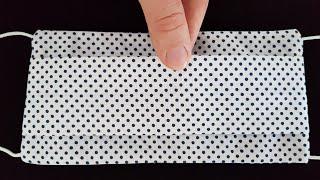 Face Mask Sewing Tutorial / How to Make a Face Mask with Filter Pocket / DIY Cotton Fabric Face Mask