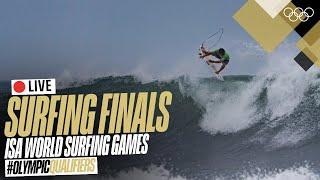  LIVE ISA World Surfing Games 2024 - Finals! | #RoadToParis2024