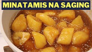 Minatamis na Saging | Minatamis na Saba Recipe