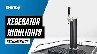 Danby Keg Cooler Highlight Video - DKC054A9SLDB