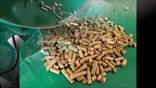 Pellet press Production of wood pellets MGL 800 Installation and test in Austria
