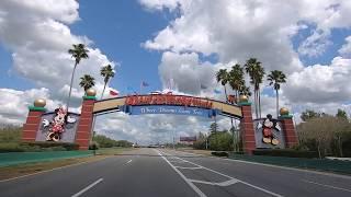 Driving through Walt Disney World During Closure Magic Kingdom Epcot Hollywood Studios and more