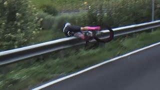 Horror crash for world champion Dygert in women's Individual Time Trial