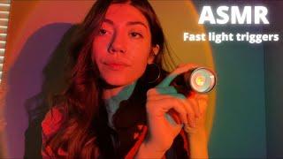 Super fast asmr light triggers ️