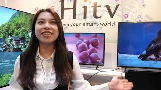 $200 4K 65" TV by Hitv at Hong Kong Mobile Electronics fair