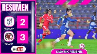 TOLUCA FEMENIL LE QUITA EL INVICTO A PACHUCA FEMENIL | #FutFemDondeSea