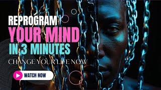 BEST 3 Minute SUBCONSCIOUS MIND Reprogramming Powerfull Exercise EVER