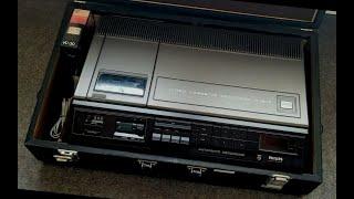 Philips N1512 'portable' Standard VCR 1976 working