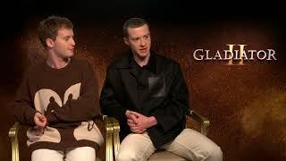 GLADIATOR II: Fred Hechinger and Joseph Quinn official movie interview | ScreenSlam