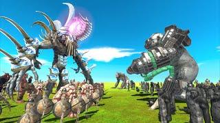 Goro Evolves VS Scourge Evolves - Animal Revolt Battle Simulator