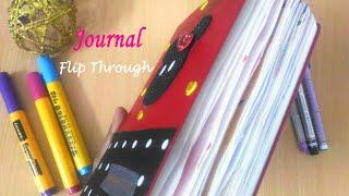 Journal Flip Through | My Personal Diary Full Review | Way to Decorate Diary Pages | Bullet Journal