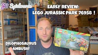 Dilophosaurus Ambush! Review of the new LEGO Jurassic Park Set 76958!