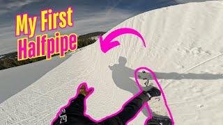 MIDWEST Snowboarder Takes on Copper Mountain (My First Halfpipe Attempt)