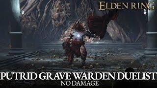 Putrid Grave Warden Duelist Boss Fight (No Damage) [Elden Ring]