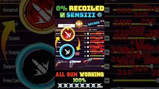 Free Fire Headshot setting 2024 ️ Best Sensitivity Settings ️| Sensitivity + HudSettings Free Fire