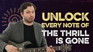 How to Play BB King's 'The Thrill Is Gone' with Seth Rosenbloom | TrueFire Song Lesson