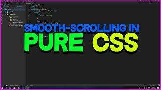 Smooth scrolling in pure CSS