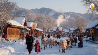 Mohe, China The Northernmost Magical Snow Wonderland at -30°C (4K UHD)