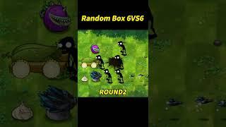 PVZ 1 Fusion Challenge! 6 Plant Boxes vs 6 Zombie Boxes#pvz #plantsvszombies #pvzchallenge