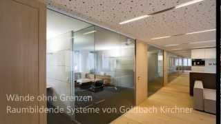 Goldbach Kirchner Ganzglas-Trennwandsystem