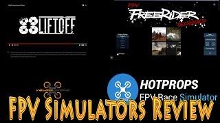 FPV Simulatiors: Liftoff,FPV Freerider,HotProps,Velocidrone!!! (09.03.2016)