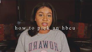 how to pick an hbcu