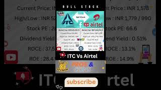 ITC vs Airtel: In-Depth Analysis | Best Stock Investment Insights | Bull Stock #Itc #airtel #stocks