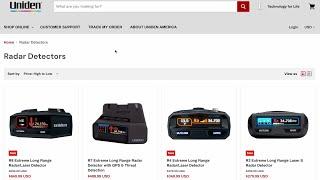 Uniden Radar Detector Sale: Save up to $50