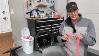 How to:  innertube installation with valve extender and tire bead jack