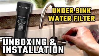 UNBOXING and Install - Waterdrop Under Sink Water Filtration System