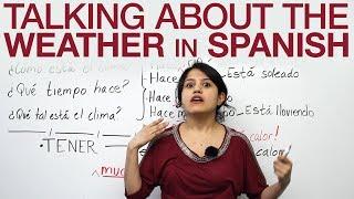 Learn Spanish: Talking about the weather