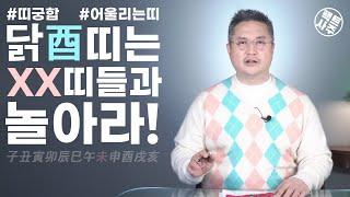 띠궁합 - 닭띠와 어울리는 띠 안어울리는 띠 - 팩트사주 - 백운도령