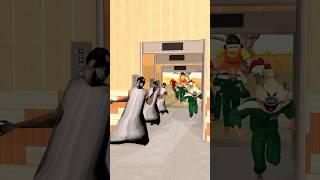Granny, Scary teacher Escapes Squid Game #grandpa #scaryteacher