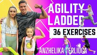 36 Agility Ladder Exercises. Beginner to Advanced Levels. KARATE 55