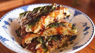 【Vegan】Okonomiyaki （Savory Japanese Pancake）with Homemade Mayo