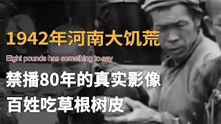 1942年河南大饑荒真實影像，餓死300萬逃亡上千萬，曾被禁播80年 #1942 #馮小剛 #歷史 #一九四二 #電影解說