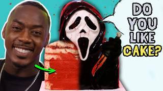 I Spent 24 Hours Making a Ghostface CAKE for Halloween!