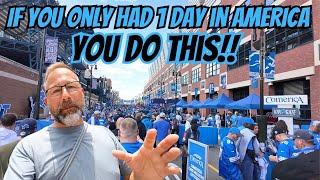 Detroit Lions Club Tailgate, too much food! Full game experience!