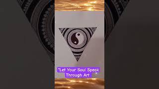 "Intuitive Art for Inner Healing | Draw What You Feel"️️ #innerpeace #spiritualartist #mandalas