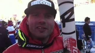 Jan Hudec reacts after Wengen downhill