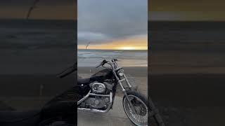 One last ride on the great highway!! #harleydavidson #sportster