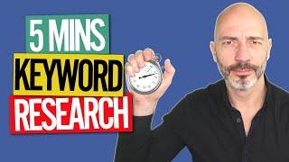 How to do KEYWORD RESEARCH For a local business // in 5 MINS, NO SEO EXPERIENCE and with FREE TOOLS