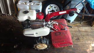 1980's Honda Rototiller Barn Find  Digging it out Part 2