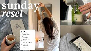 sunday reset routine vlog  how I prepare for the week, deep cleaning & self-care