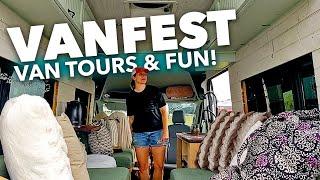 VanFest 2025 Pt 3 (Van & skoolie tours, lots of laughs & more at Florida van life festival)